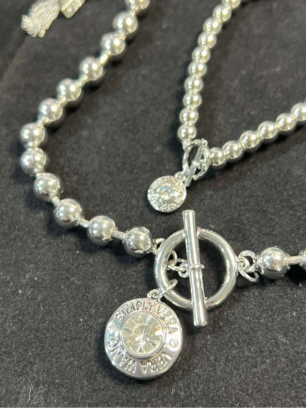 DESIGNER simply Vera wang necklace/bracelet set